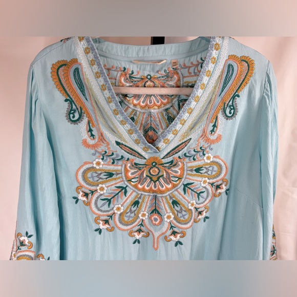 Soft Surroundings Women River Island Tunic Embroidered - Picture 5 of 10